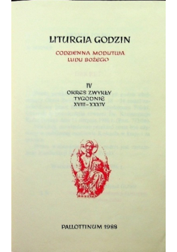 Liturgia godzin Codzienna modlitwa ludu Bożego IV