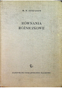 Równania różniczkowe