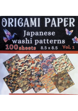 Origami Paper Japanese washi patterns Vol. 1