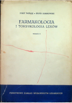 Farmakologia i toksykologia leków