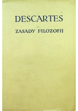 Descartes Zasady Filozofii