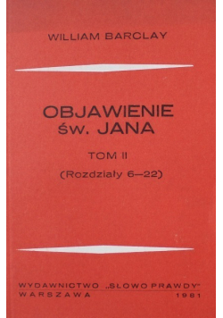 Objawienie Św. Jana Tom II