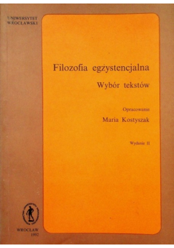 Filozofia egzystencjalna