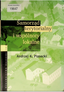 Samorząd terytorialny i wspólnoty lokalne