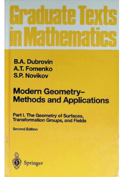 Graduate Texts in Mathematics Modern Geometry- Methods and Applications