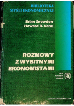 Rozmowy z wybitnymi ekonomistami