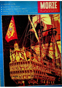 Miesięcznik Morze Nr 1 do 12 / 1983