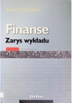 Finanse Zarys wykładu