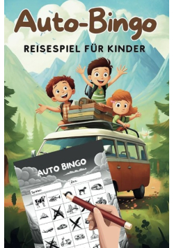 Auto-Bingo: Reisespiel fur Autofahrten, Beschaftigung fur Kinder