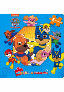 Psi Patrol Książka z puzzlami.
