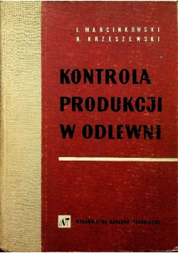 Kontrola produkcji w odlewni