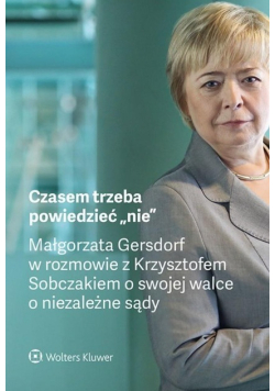 Czasem trzeba powiedzieć nie