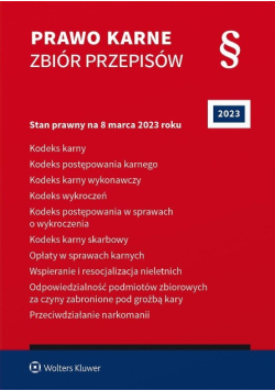 Kodeks karny Prawo karne Zbiór przepisów