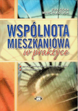 Wspólnota mieszkaniowa w praktyce