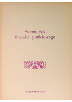 Samouczek masażu punktowego