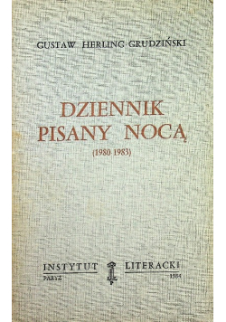 Dziennik pisany nocą 1984 - 1988 II obieg