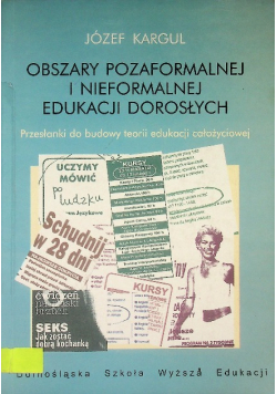 Obszary pozaformalnej i nieformalnej edukacji dorosłych