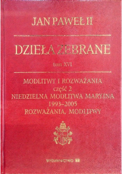 Jan Paweł II Dzieła Zebrane Tom XVI