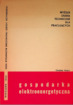 Gospodarka elektroenergetyczna