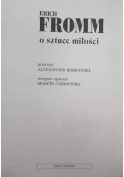 O sztuce miłości