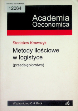 Metody ilościowe w logistyce