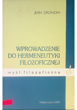 Wprowadzenie do hermeneutyki filozoficznej