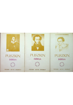 Puszkin Dzieła Tom 1 do 3