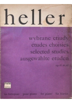 Wybrane etiudy op 45 46 47 na fortepian