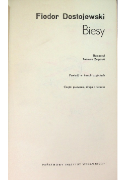 Dostojewski Biesy