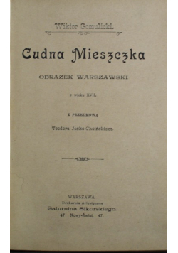 Cudna mieszczka około 1897 r.