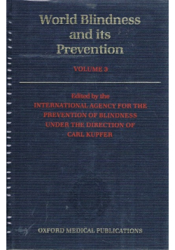 World Blindness and Its Prevention Volume 3