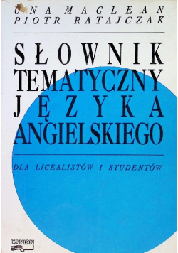 Słownik tematyczny języka angielskiego