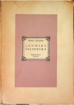 Ludwika Śniadecka 1938 r.