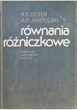 Równania różniczkowe cząstkowe