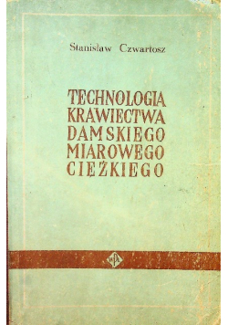 Technologia Krawiectwa Damskiego Miarowego