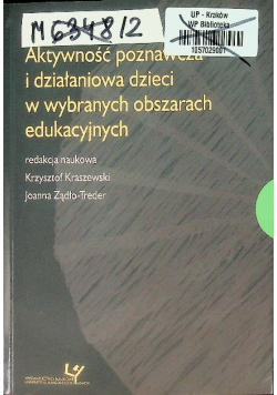 Aktywność poznawcza i działaniowa dzieci w wybranych obszarach