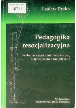 Pedagogika resocjalizacyjna