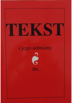 Tekst i jego odmiany