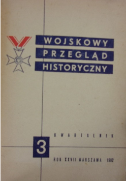 Wojskowy przegląd historyczny Nr 3 / 89