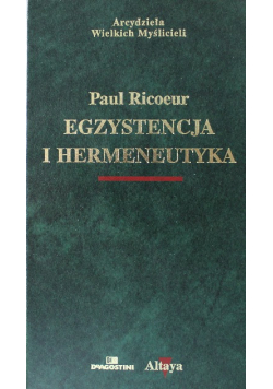 Egzystencja i hermeneutyka