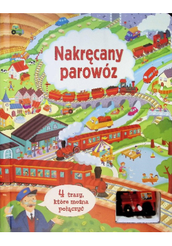 Nakręcany parowóz 4 trasy, które można połączyć