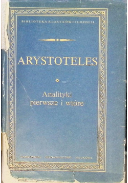 Analityki pierwsze i wtóre