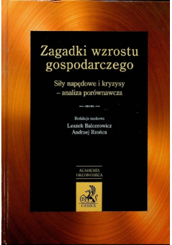 Zagadki wzrostu gospodarczego