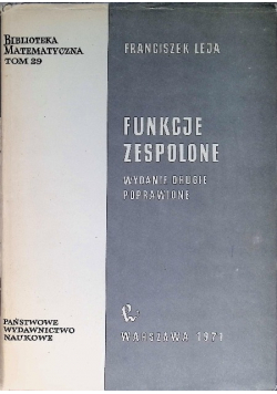 Funkcje zespolone