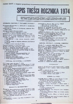 Poznaj świat Nr 1 do 12 / 74