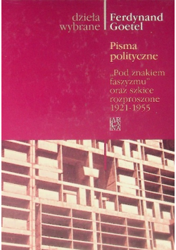 Dzieła wybrane Tom V Pisma polityczne