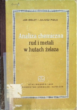 Analiza chemiczna rud i metali w hutach żelaza