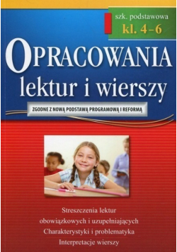 Opracowania lektur i wierszy szkoła podstawowa klasa 4-6