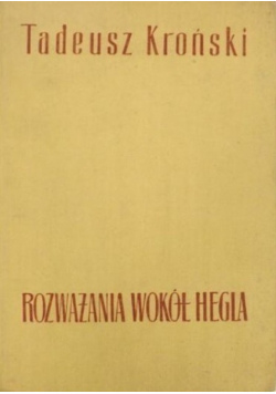 Rozważania wokół Hegla