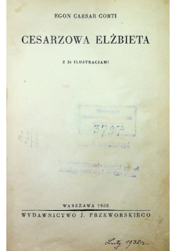 Cesarzowa Elżbieta 1938 r.